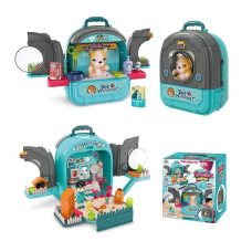 Рюкзак з улюбленцем 008-998-1 (12) полички, медичне приладдя, будиночок, фігурки песиків, фігурка дівчинки, лямки для рюкзака, в коробці