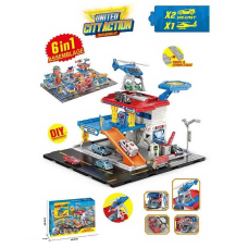 Рятувальна станція SK 6606 (18) 2 машинки, рухливі елементи, наліпки, в коробці