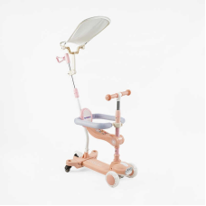 Самокат 5в1 “Skyper“ BT-39904 (8) колеса PU125х40мм зі світлом, укр озвучування та підсвічування платформи,с ДОП. КОЛЕСАМИ, захисний бампер, в коробці