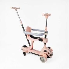 Самокат 5в1 “Skyper“ BT-86933 (4) колеса PU125х40мм зі світлом, укр озвучування та підсвічування платформи, з ДОП. КОЛЕСАМИ, захисний бампер, в коробці