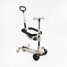 Самокат 5в1 “Skyper“ J-47159 (6) колеса PU 125х40мм зі світлом, музика та підсвічування платформи, з ДОП. КОЛЕСАМИ, захисний бампер, в коробці