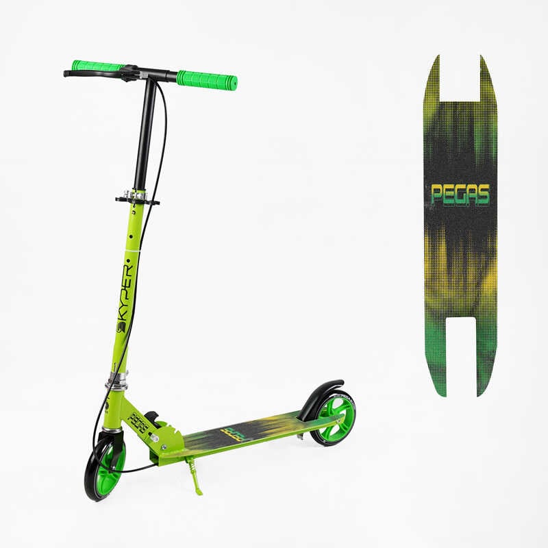 Самокат двоколісний “Skyper Pegas“ PG-69220 (6) колеса PU 145мм, сталева рама, ручне гальмо, в коробці