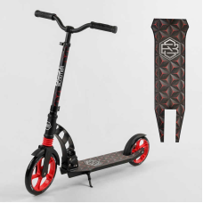 Самокат двоколісний “Best Scooter“ 61711 (2) колеса PU, d переднього колеса - 230мм, d заднього колеса - 180мм, 1 амортизатор, в коробці