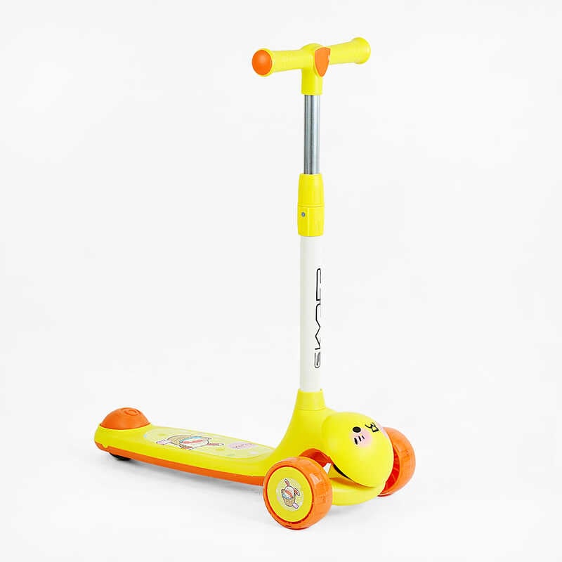 Самокат триколісний “Skyper“ LH-11603 (10) колеса PU 112х42мм зі світлом, музика та підсвічування платформи, кермо з`ємне, в пакеті