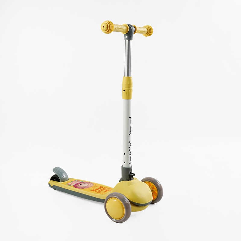 Самокат триколісний “Skyper“ MR-02315 (6) колеса PU 114х35мм зі світлом, музика та підсвічування платформи, кермо складне