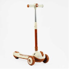 Самокат триколісний “Skyper“ SJ-02074 (6) колеса PU 125х40мм зі світлом, УКР. МУЗИКА та підсвічування платформи, кермо складне, в коробці