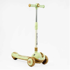 Самокат триколісний “Skyper“ SJ-03696 (6) колеса PU 125х40мм зі світлом, УКР. МУЗИКА та підсвічування платформи, кермо складне, в коробці