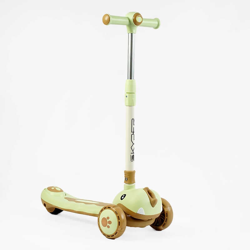 Самокат триколісний “Skyper“ SJ-03696 (6) колеса PU 125х40мм зі світлом, УКР. МУЗИКА та підсвічування платформи, кермо складне, в коробці Самокат триколісний “Skyper“ SJ-03696 (6) колеса PU 125х40мм зі світлом, УКР. МУЗИКА та підсвічування платформи, кермо складне, в коробці