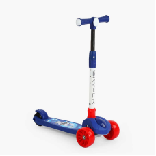 Самокат триколісний “Skyper“ SL-3160 (10) колеса PU 125х40мм зі світлом, українське озвучування та підсвічування платформи, кермо складне 