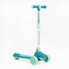 Самокат триколісний “Skyper“ Y-70522 (8) колеса PU 125х40мм зі світлом, музика та підсвічування платформи, кермо складне, в пакеті