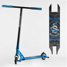 Самокат трюковий 98901 Best Scooter (4) HIC-система, ПЕГИ, алюмінієвий диск та дека, АНОДОВАНЕ ФАРБУВАННЯ, колеса PU, d = 110мм, ширина керма - 60 см