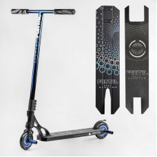 Самокат трюковий PL-71744 Best Scooter (4) “Portal“ HIC-система, ПЕГИ, алюмінієвий диск та дека, колеса PU, d=120мм, ширина керма 58 см