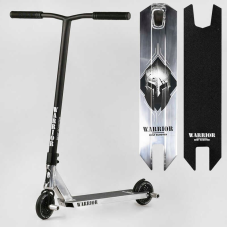 Самокат трюковий Т-30401 Best Scooter (4) “Warrior“, HIC-система, ПЕГИ, алюмінієвий диск та дека, колеса PU, d=120 мм, ширина керма 58 см