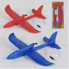 Літак С 36779 (120) на акумуляторі, з підзарядкою, 2 кольори, 1шт на листі