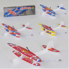 Літак з електромотором F 32102/16042 (200) “TK Group“, акумулятор, USB кабель, 4 кольори, в коробці