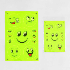 Світловідбиваючі наліпки М 47570 (20) ЦІНА ЗА 100 ШТУК В УПАКОВЦІ 