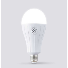 Світлодіодна лампа C 72054 (100) з цоколем, холодне світло, працює від мережі та від акумуляторних батарейок, 2 батареї 5000 mWh, 3.7 V, в коробці