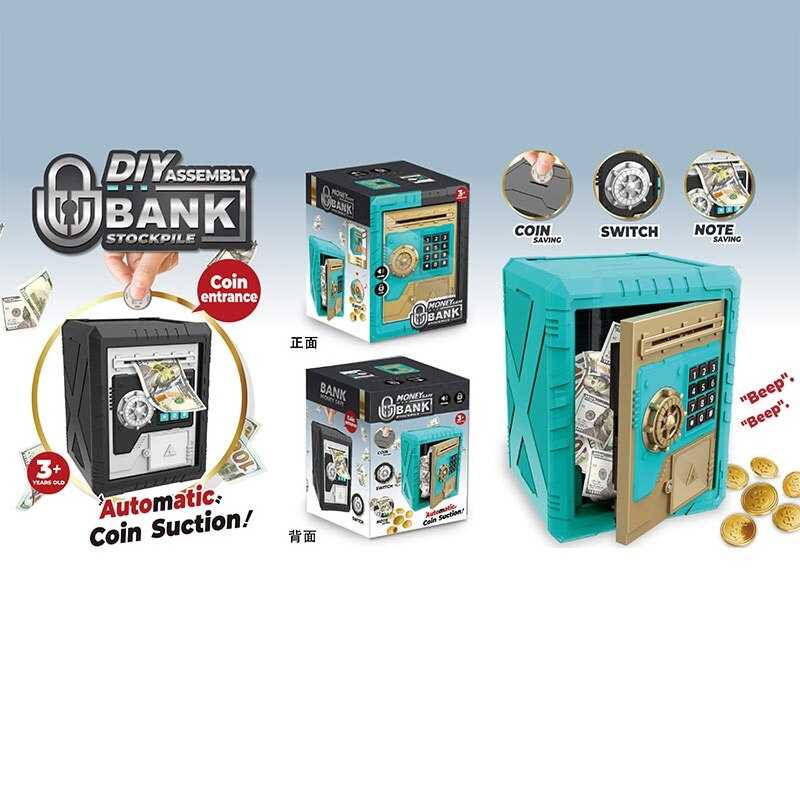 Сейф WF 3021 E (32) звуки, іграшкові гроші, в коробці