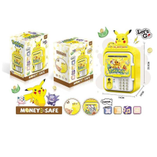 Сейф WF 3023 PK (60/2) звуки, підсвічування, наліпки, іграшкові гроші, в коробці