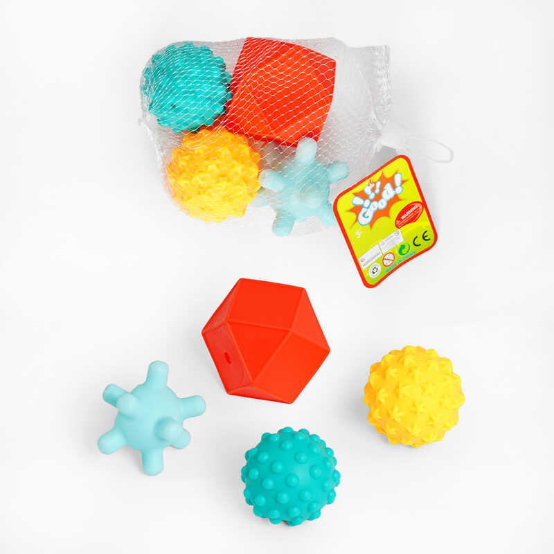 Сенсорні кубики 508-257 (240/2) 4 штуки, пискавка, в сітці