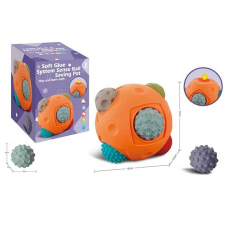 Сенсорна іграшка 1109 (18) основа, 5 м“ячиків, скарбничка, у коробці