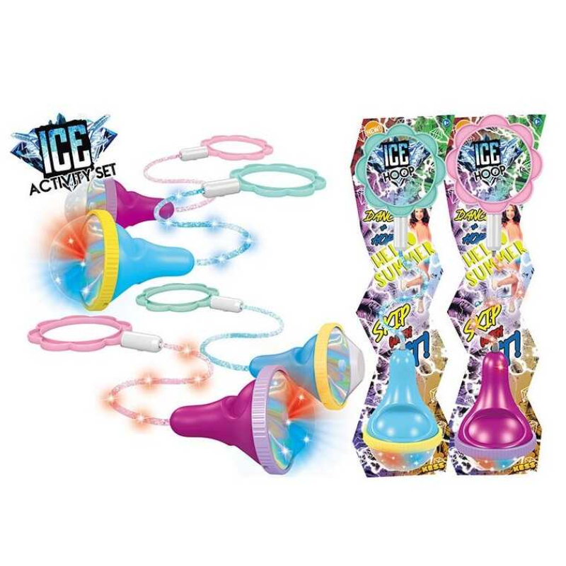 Скакалка на ногу SA 1002 (128/2) 2 види, підсвічування мультиколор, на батарейках, у пакеті