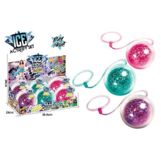 Скакалка на ногу SA 1006 (30/2) підсвічування мультиколор, в кулі конфеті, на батарейках, ЦІНА ЗА 6 ШТУК В БЛОЦІ