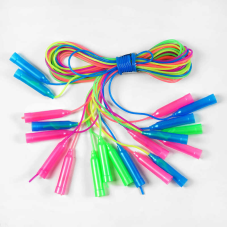 Скакалка С 34145 (80) кольорова /ЦІНА ЗА ЗВ“ЯЗКУ/ 10шт у зв“язці, довжина 230см, товщина 4 мм