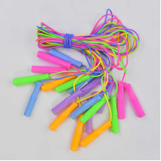 Скакалка С 34147 (60) кольорова /ЦІНА ЗА ЗВ“ЯЗКУ/ 10шт у зв“язці, довжина 250см, товщина 4,1 мм