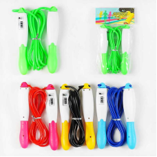 Скакалка С 34202 (200) з вбудованим лічильником, 4 кольори, довжина 290 см, 1шт в пакеті, ВИДАЄТЬСЯ ТІЛЬКИ МІКС ВИДІВ