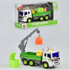 Сміттєвоз WY 320 С (24) музичний, світиться, в коробці