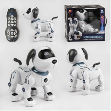 Собачка інтерактивна на р/к ТК-12302 (6)“TK Group“, УКРАЇНСЬКЕ ОЗУЧУВАННЯ, виконує команди, LED світло, розповідає казку, співає пісні, в коробці
