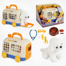 Собачка з аксесуарами 913-1 (18) переноска, аксесуари, в коробці