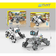 Собачка на радіокеруванні CX 103 (36) 2 кольори, акумулятор 3.7 V, USB кабель, музика, підсвічування, роликові колеса, пульт керування 2.4 Ghz, парогенерація, в коробці