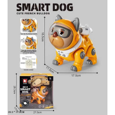 Собачка на радіокеруванні G 253 A Штрих=80056 (27) ходить, озвучення англ мовою, мелодії, цікаві факти, підсвічування, в коробці