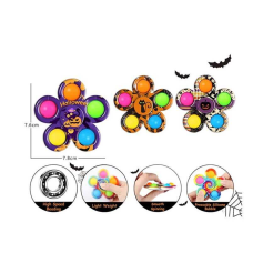 Спінер 2021-100 H (1000) 7,8*7,6 см, поп-іт, в пакеті, ВИДАЄТЬСЯ ТІЛЬКИ МІКС ВИДІВ