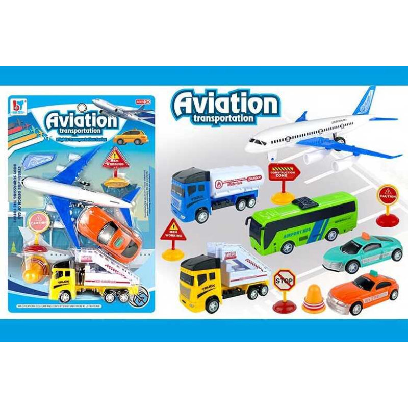 Спецтехніка 08-35 (96/2) літак, трап, таксі, дорожні знаки, інерція, на листі