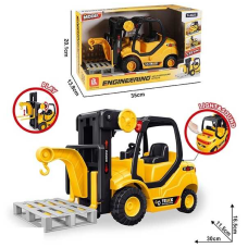 Спецтехніка 58027 (24) “Вилковий навантажувач”, звук, підсвічування, інерція, рухливі елементи, масштаб 1:16, в коробці