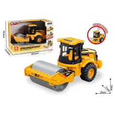 Спецтехніка 58054 (24) “Дорожній каток”, звук, підсвічування, інерція, гумові колеса, масштаб 1:16, в коробці