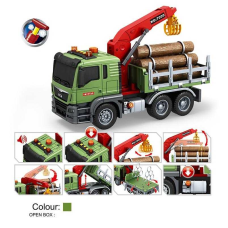 Спецтехніка 666-60 T (18) “Вантажівка”, інерція, звуки, підсвічування, гумові шини, рухливі елементи, помпова система, в коробці