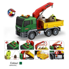 Спецтехніка 666-61 T (18) “Вантажівка”, інерція, звуки, підсвічування, гумові шини, рухливі елементи, помпова система, в коробці