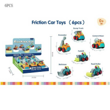 Спецтехніка 6670 (24) ЦІНА ЗА 6 ШТУК У БЛОЦІ, інерція, рухомі елементи, в коробці