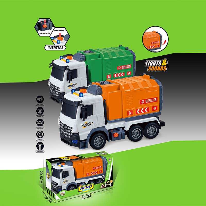 Спецтехніка 687-57 C (24/2) 2 кольори, звук, підсвічування, інерція, гумові колеса, в коробці