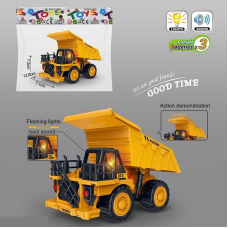 Спецтехніка 7726 (200) самоскид, інерція, звук, підсвічування, у пакеті