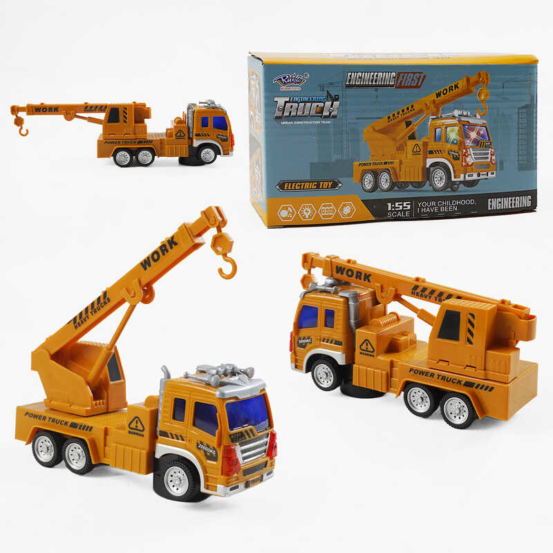 Спецтехніка 777-70 (120/2) будівельна машинка, звук, підсвічування, колесо вільного ходу, в коробці Спецтехніка 777-70 (120/2) будівельна машинка, звук, підсвічування, колесо вільного ходу, в коробці