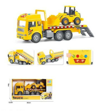 Спецтехніка 8030-98 A (24/2) “Вантажівка”, на батарейках, звук, підсвітка, рухомі деталі, інерція, бульдозер, в коробці