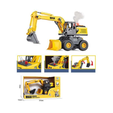 Спецтехніка 8151-1 (24/2) “Екскаватор”, на батарейках, звук, інерція, підсвітка, рухома кабіна та ківш, парогенерація, в коробці