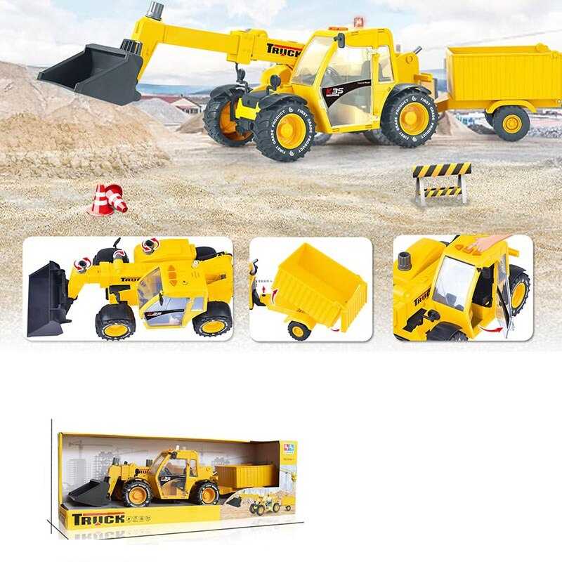 Спецтехніка 8158-1 (20/2) звуки, підсвічування, гумові шини, рухомі елементи, механічний підіймач, в коробці Спецтехніка 8158-1 (20/2) звуки, підсвічування, гумові шини, рухомі елементи, механічний підіймач, в коробці