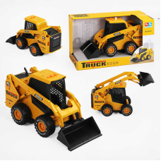 Спецтехніка 8159-1 (24/2) інерційний механізм, звук, підсвічування, гумові шини, рухливі елементи, в коробці