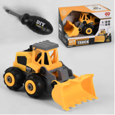 Спецтехніка 998-1 В (96) “Будівельний транспорт“, конструктор, 30 деталей, викрутка, в коробці